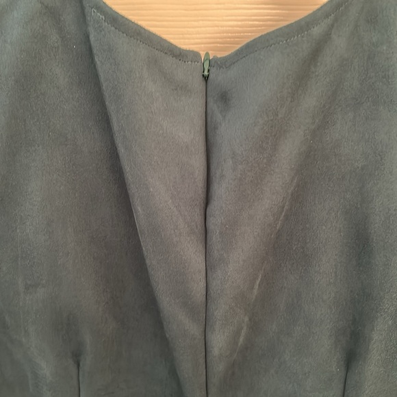 Suede Green Jumpsuit - Picture 9 of 9